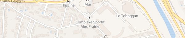 Karte Chemin des Sports Alès