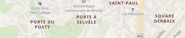 Karte Parking Saint-Paul Binche