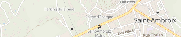 Karte Place des Martyrs de la Résistance Saint-Ambroix
