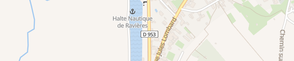 Karte Rue du Port Ravières