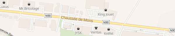 Karte Fastned Chaussée de Mons Anderlues