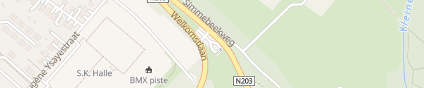 Karte Fastned Carpool Halle-Sint Rochus Halle