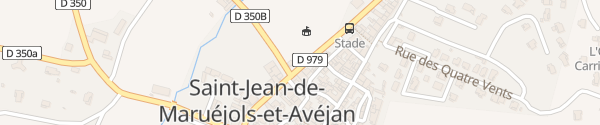 Karte Parking du Stade Saint-Jean-de-Maruéjols-et-Avéjan