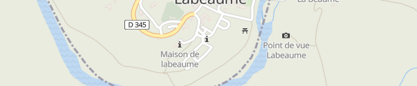 Karte Labeaume Labeaume