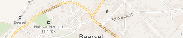 Karte Herman Teirlinckplein Beersel