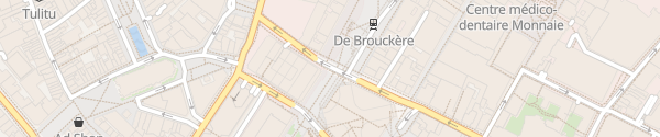 Karte De Brouckère Brussel