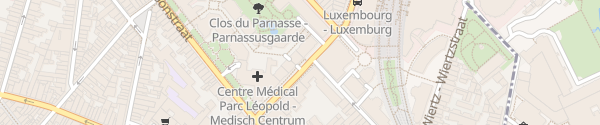 Karte Thon Residence Parnasse Bruxelles
