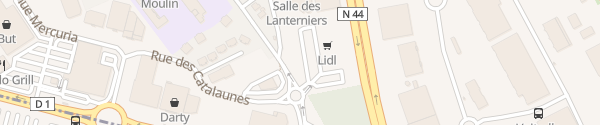 Karte Lidl Saint-Memmie