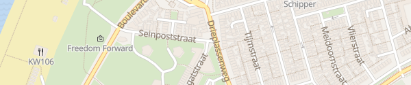 Karte Seinpoststraat Katwijk
