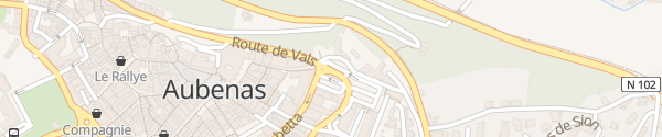 Karte Rue Charles Demars Aubenas