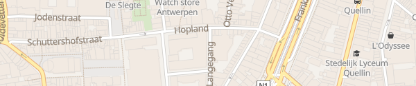 Karte Parkhaus Horta Antwerpen