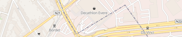 Karte Decathlon Evere