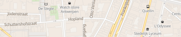 Karte Parkhaus Hopland Antwerpen