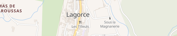 Karte Le Village Lagorce