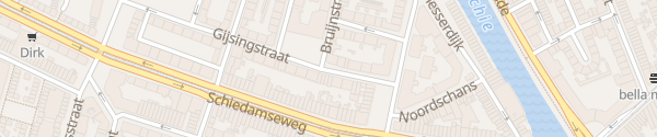 Karte Gijsingstraat Rotterdam