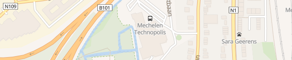 Karte Technopolis Mechelen