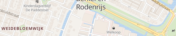 Karte Rodenrijseweg Berkel en Rodenrijs