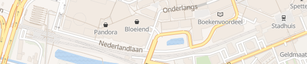 Karte Winkelcentrum Stadshart Zoetermeer