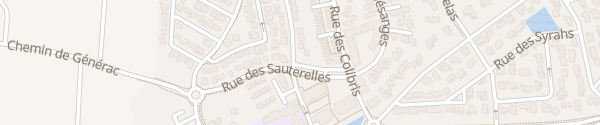 Karte Rue des Colibris Bellegarde