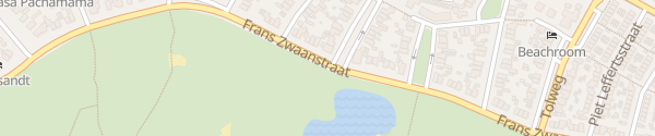 Karte Frans Zwaanstraat Zandvoort
