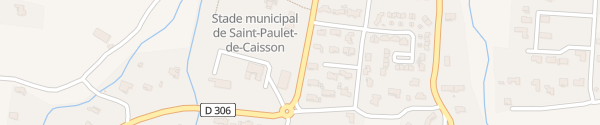 Karte Avenue de l'École Saint-Paulet-de-Caisson