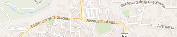 Karte Avenue Paul Riou Privas