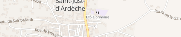 Karte Le Village de Saint-Just Saint-Just-d'Ardèche
