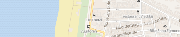 Karte Boulevard Noord Egmond an Zee