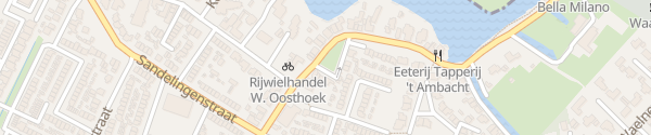 Karte Dorpsstraat Hendrik-Ido-Ambacht