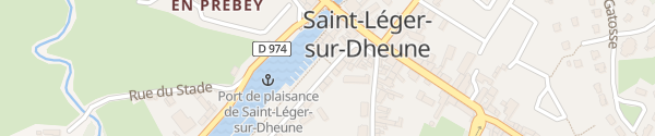 Karte Port Saint-Léger-sur-Dheune