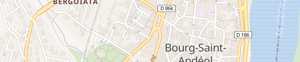Karte Avenue Marc Pradelle Bourg-Saint-Andéol