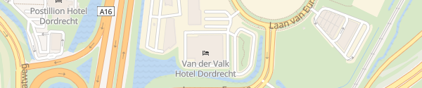 Karte Hotel Van der Valk Dordrecht