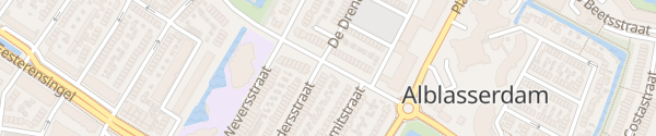 Karte Baanderstraat Alblasserdam