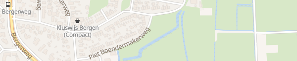 Karte Piet Boendermakerweg Bergen