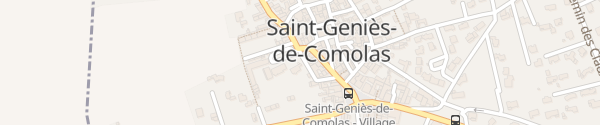 Karte Place du 8 Mai 1945 Saint-Geniès-de-Comolas