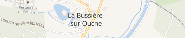 Karte Abbaye de Bussiere sur Ouche La Bussiere sur Ouche