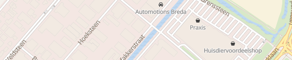Karte Korte Huifakkerstraat Breda