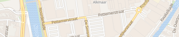Karte Pettemerstraat Alkmaar