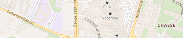 Karte Parkhaus Concordiastraat Breda