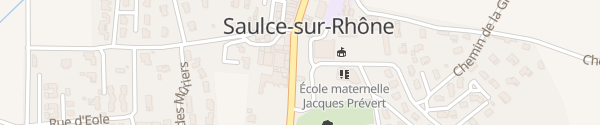 Karte Avenue de Provence Saulce-sur-Rhône