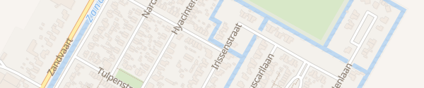Karte Crocussenstraat Breezand