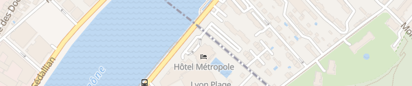 Karte Hôtel Lyon Métropole Lyon