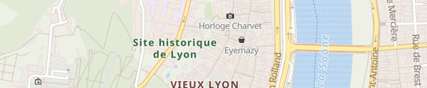 Karte Hôtel Cour des Loges Lyon