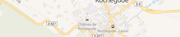 Karte Hotel Château de Rochegude Rochegude