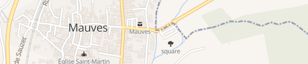Karte Rue du Rhône Mauves