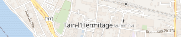 Karte Rue de la Ciboise Tain-l'Hermitage