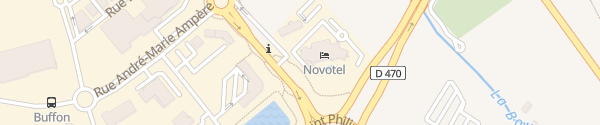 Karte Novotel Beaune