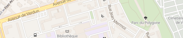 Karte Place du 11 Novembre Valence