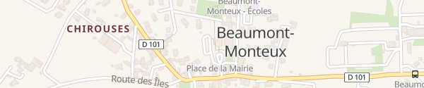 Karte Mairie Beaumont-Monteux