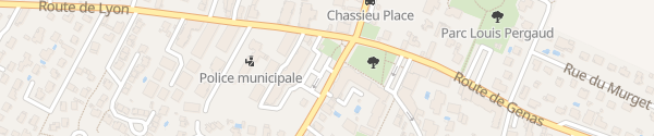 Karte Best Western Plus - Chassieu Chassieu
